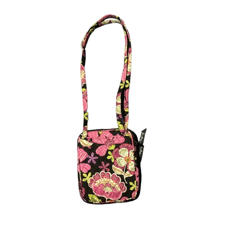 NWT Retired Pattern Vera Bradley "Pirouette Pink" All In One Mini Hipster - Picture 2 of 3